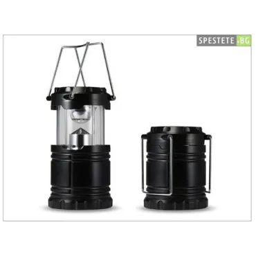 Компактна къмпинг LED лампа със солар