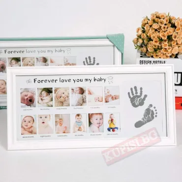 Бебешки отпечатък рамка за снимка - jumbo-catalog.bg