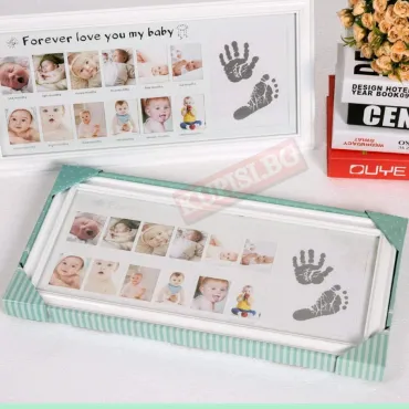 Бебешки отпечатък рамка за снимка - jumbo-catalog.bg