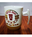 Порцеланов комплект чаша с лъжичка - "COFFEE Premium Beans"