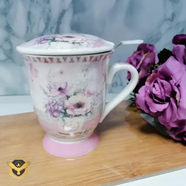 Чаша за чай с капак - луксозна | jumbo-catalog.bg