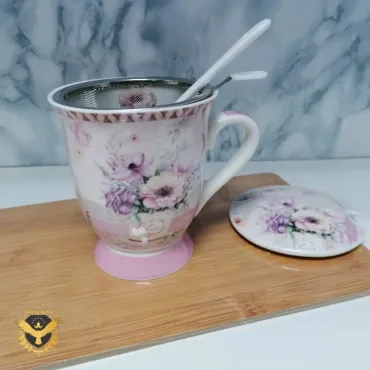 Чаша за чай с капак - луксозна | jumbo-catalog.bg