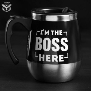 Термо чаша Boss – 400 мл, черна | jumbo-catalog.bg