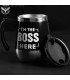 Термо чаша Boss – 400 мл, черна | jumbo-catalog.bg