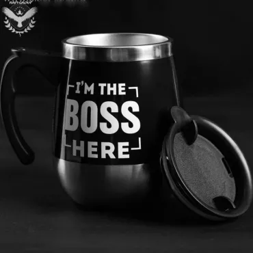 Термо чаша Boss – 400 мл, черна | jumbo-catalog.bg