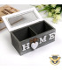 Дървена кутия за чай Home