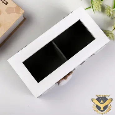 Дървена кутия за чай Home
