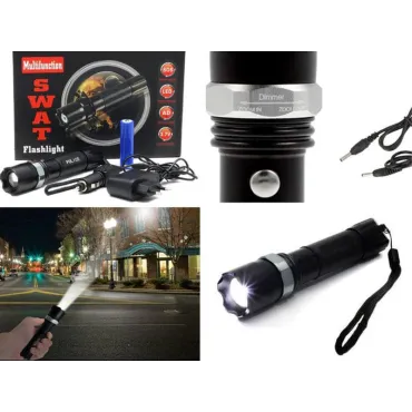 LED Фенер с акумулаторна батерия - SWAT Flashlight