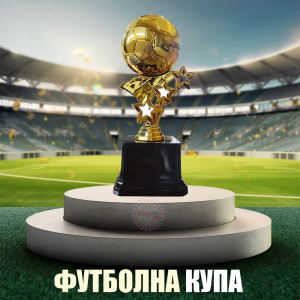 Футболна купа Топка със Звезди 20 см | jumbo-catalog.bg