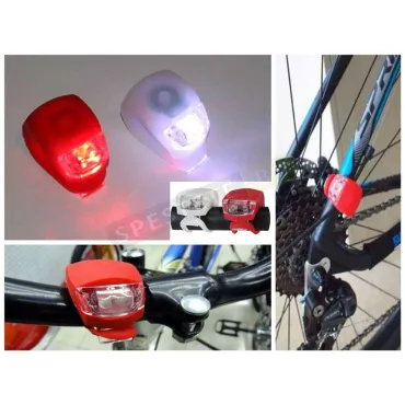 Силиконови LED светлини за колело