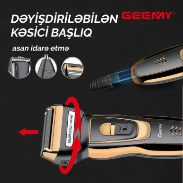 3в1 машинка за подстригване Geemy GM 595 от jumbo-catalog.bg