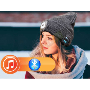 Зимна шапка с bluetooth слушалки
