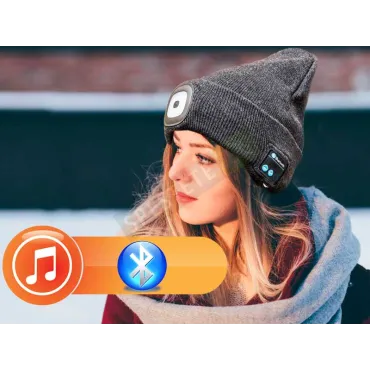 Зимна шапка с bluetooth слушалки