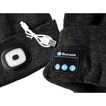 Зимна шапка с bluetooth слушалки