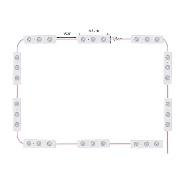 LED лента за огледало – лампички за тоалетка | jumbo-catalog.bg