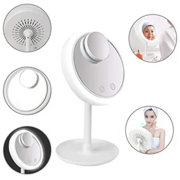 LED Огледало за грим 3 в 1 с вентилатор | jumbo-catalog.bg