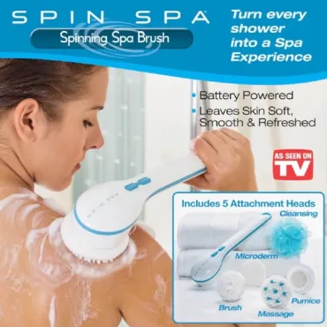 Четка за Лице и Тяло Spin Spa