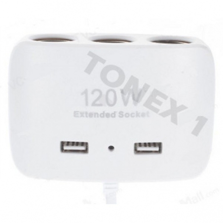 Razklonitel-za-zapalka-na-kola-12-24V-s-3-gnezda-i-2-USB-porta-5401511