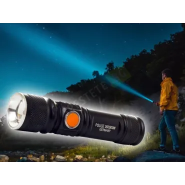 Мощен акумулаторен USB фенер