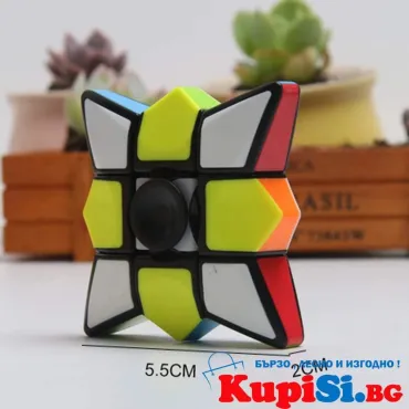 КУБЧЕ РУБИК СЪС СПИНЕР - Rubik's Cube Fidget Spinner
