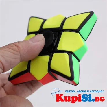 КУБЧЕ РУБИК СЪС СПИНЕР - Rubik's Cube Fidget Spinner