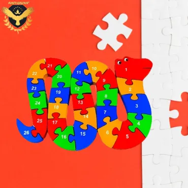Дървен пъзел Змия от jumbo-catalog.bg