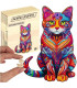 Пъзел от дърво – котка 130 части | jumbo-catalog.bg