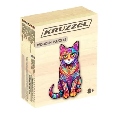 Пъзел от дърво – котка 130 части | jumbo-catalog.bg