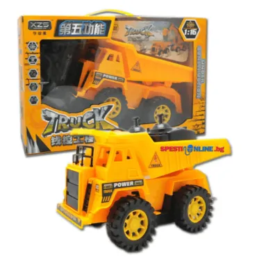 RC самосвал с дистанционно – детска строителна играчка