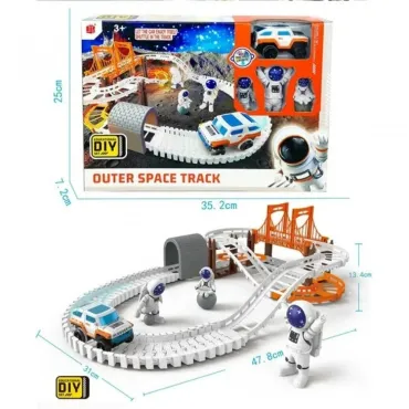 Писта с коли, космическа станция от jumbo-catalog.bg