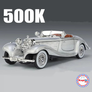 Ретро метална кола Mercedes 500K