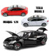 Метална количка - Tesla Model 3 – Мащаб 1:24