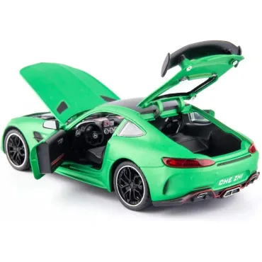 "Елегантна метална количка Mercedes GTR - Реализъм и стил в прекрасен мащаб 1:24