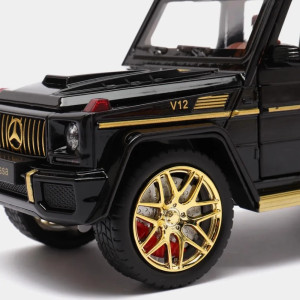 Метална кола Mercedes G-Class 1:24, Черна