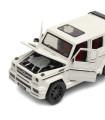 Метална кола Mercedes G-Class 1:24, Бяла