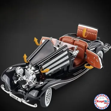 Метална кола Mercedes 500K: Възродената класика