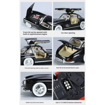 Метален макет на Mercedes-Benz 300 SL – Мащаб 1:24