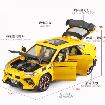 Метална количка - Lamborghini urus 1 24 | jumbo-catalog.bg