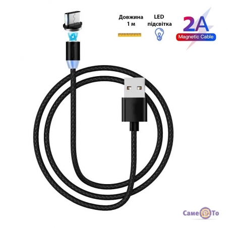 Magnitna-zaradka-snur-tajp-si-Type-C-Magnetic-USB-Cable-M3-2A-1m-491596