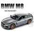 Метална кола BMW M8, 1:24, 4 цвята