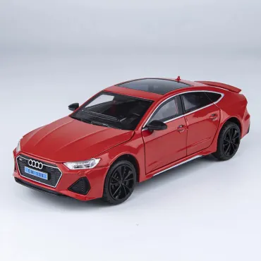 Метална , светеща кола AUDI RS7 , Отварящи врати и капаци