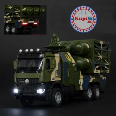 Играчка военен камион - Метален