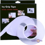 Двустранна лепяща лента за многократна употреба Ivy Grip Tape, 1 метър