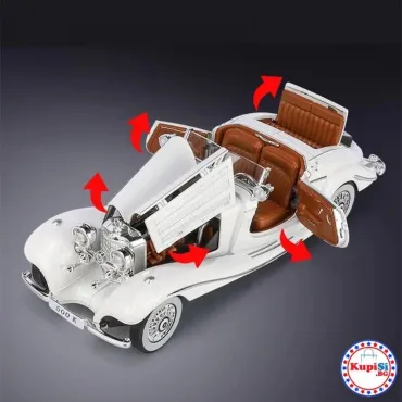 Ретро Колекционерска Метална кола Mercedes 500K