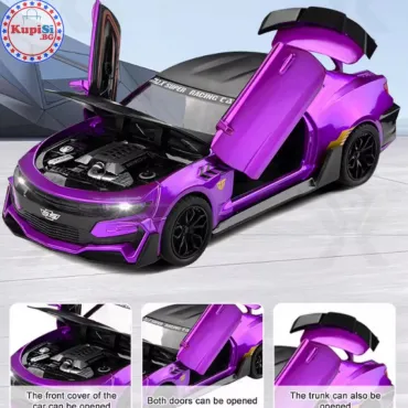 Метален автомобил Chevrolet Camaro, със светлини и звуци