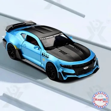 Метален автомобил Chevrolet Camaro, със светлини и звуци