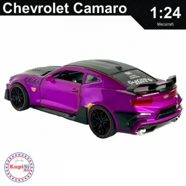 Метален автомобил Chevrolet Camaro, със светлини и звуци