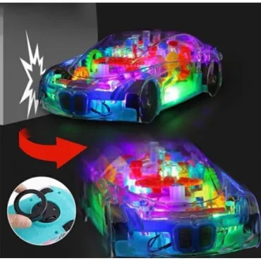 Прозрачна кола със звуци и светлини Gear car