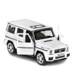 Метална кола Мерцедес,G-CLASS, Отварящи се врати,1:24, Бяла