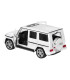 Метална кола Мерцедес,G-CLASS, Отварящи се врати,1:24, Бяла